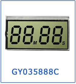 Pantalla LCD de segmento monocromo personalizada con retroiluminación LED blanca y pantalla VA negra grande para dispositivos de control de monitores