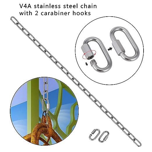 Функциональная черная окрашенная 316 5 мм цепочка из нержавеющей стали для йоги