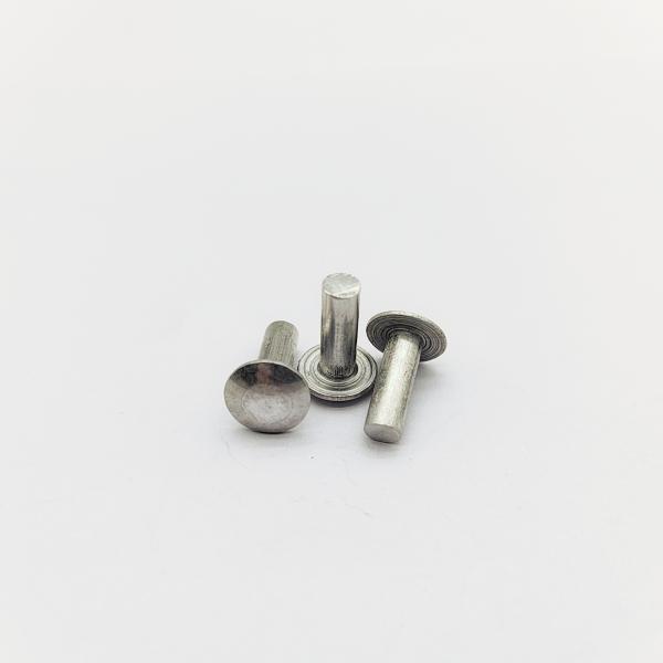 Rivets à tête bombée en aluminium massif, alliage 5056, finition anodisée