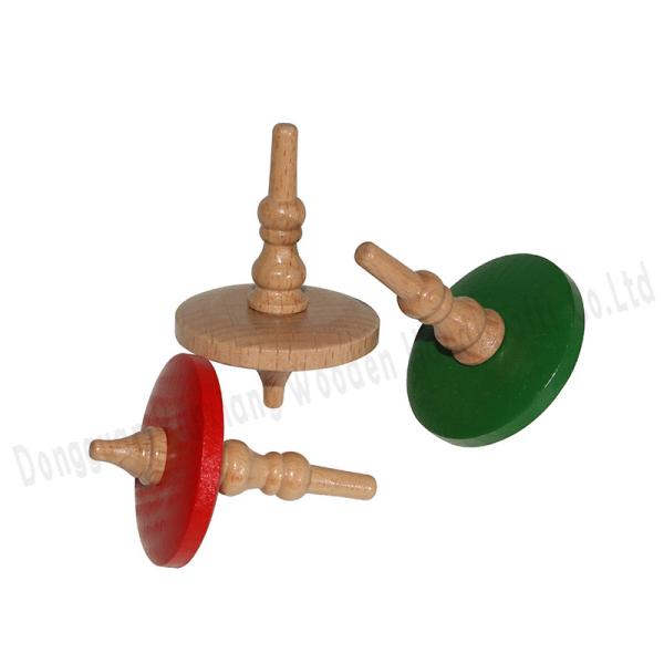 Custom Wooden Spinning Tops Set - Montessori Toy for Kids & Adults