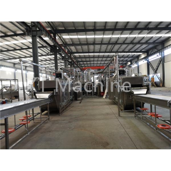 Электрический глубокий посоленный арахис жаря машину 2000KGS/H для арахиса