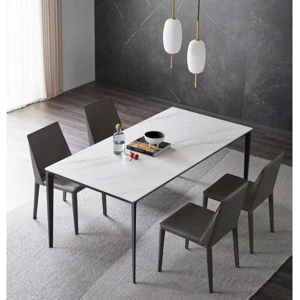 Rock Slab Home Minimalist Marble Dining Table 130x70cm