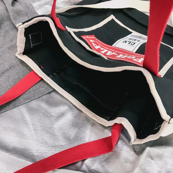 New Korean fashion personality school style contrast color canvas bag women's portable shoulder bag simple fashion bag