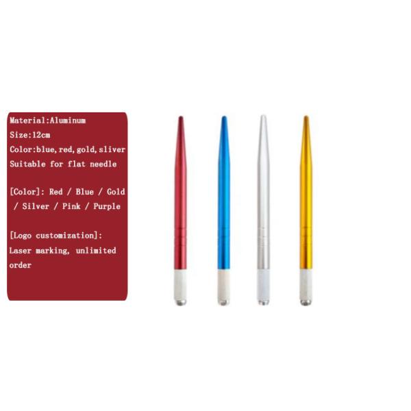 Colorful Permanent Makeup Manual Tattoo Eyebrow Pen Non Disposable Skin Safe