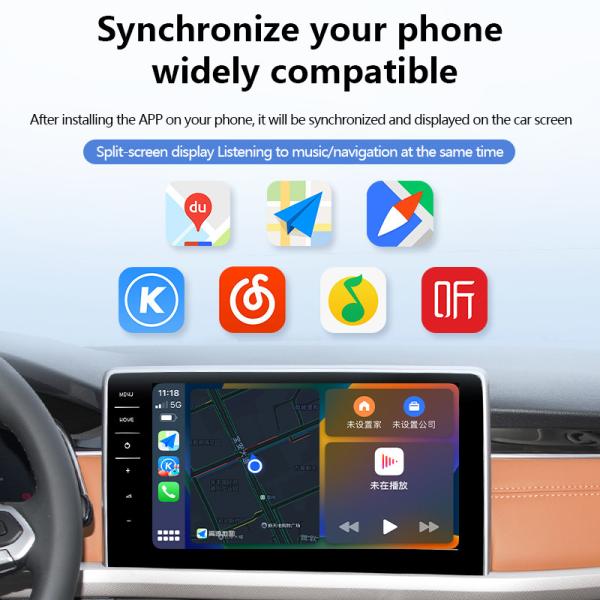 Magic Wireless Carplay Ai Box Mini RGB Light USB Type-C Порт Z1RGB