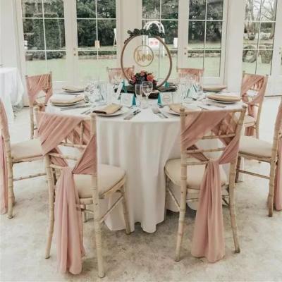 ISO9001 Luxury Customizable Metal Wedding Chair For Event Parties Stackable