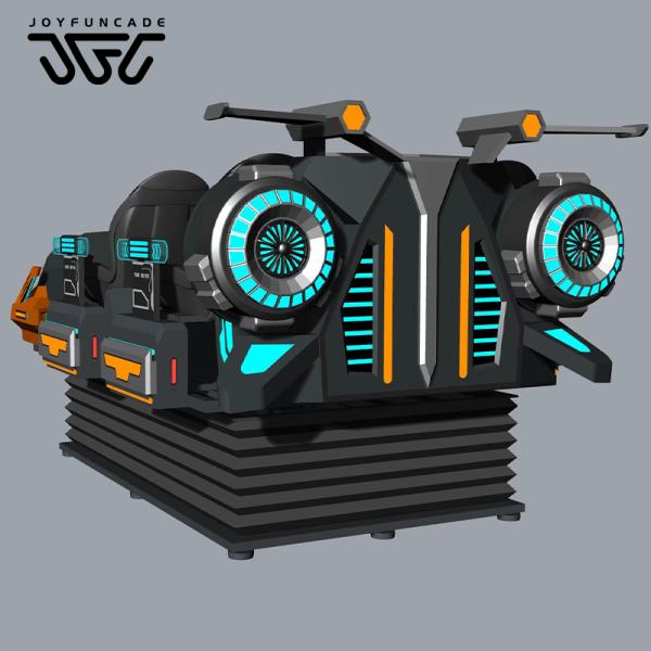 6-Player Battleship 9D VR Cinema Amusement Equipment Multiplayer VR Spaceship for Theme Parks
