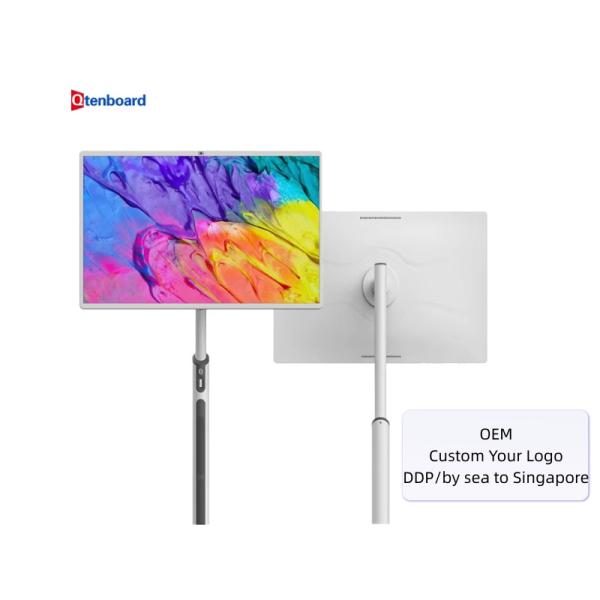 32 Inch Portable Smart TV with Android 13 and Built-In Battery for Flexible Viewing