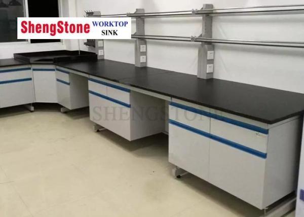 Os bancos de laboratório modulares do laboratório cobrem 3000*750 milímetro para instalações de investigação