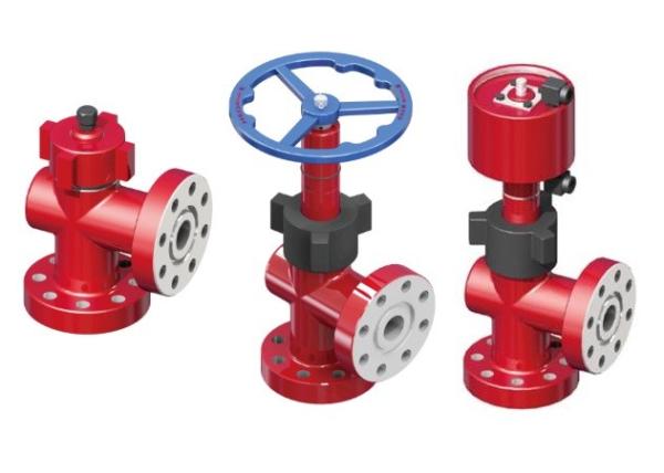 Adjustable Choke Valve Oil Wellhead Equipment Manual And Hydraulic Positive Choke Valve
