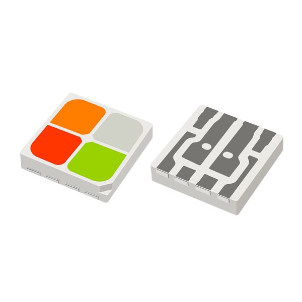 3V Voltage Wide Color Gamut 120 Degree View 3840 Phosphor RGBW 4IN1 SMD LED CHIP including CCT 2700-6500K