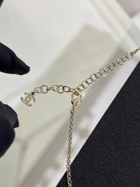 Elegant Design Crystal Pearl Necklace Luxury Necklaces With Copper Chain