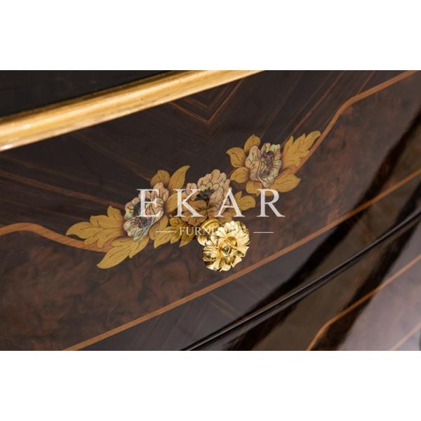 Barcelona 2 Door 4 Drawer Sideboard Oak Designer Sideboard For Living Room Antique Solid W