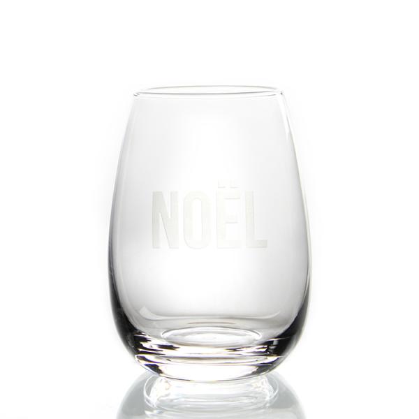 Best sellers transparent lead free crystal stemless red wine glass cup  with engraving decoration