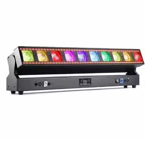 Strobe Moving Beam Pixel Light RGBW LED 10x60W Bar DMX Versatility