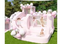 El banquete de boda residencial del patio trasero embroma la casa blanca de salto de la despedida de la gorila del castillo de la luna inflable del tobogán acuático