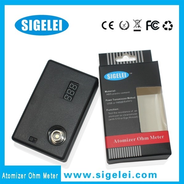 ecig ohm meter Electronic Cigarette,cartomizer and atomizer ohm meter