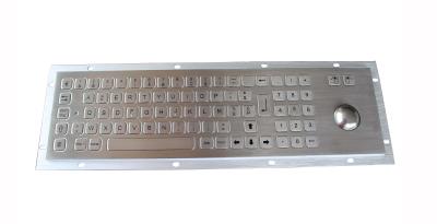 O painel IP65 traseiro montou o teclado de aço do metal com trackball e o teclado numérico