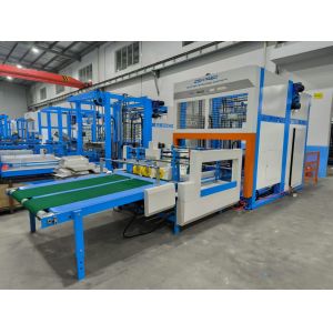 Stacking and Flute Laminating System with Auto Flip Flop Stacker Machine for Corrugated Cardboard Production
