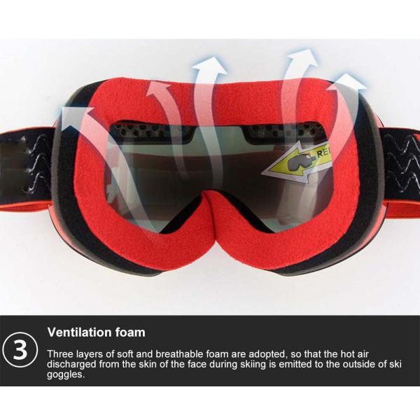 Sample Make Samples Large Spherical Dual Lens Polarized OTG Snow Googles Ski Goggles