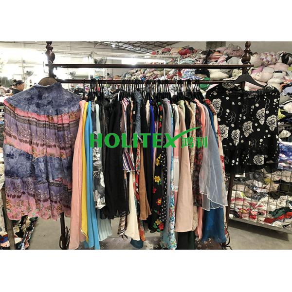 Professional Second Hand Womens Clothing Ladies Silk Skirts American Style
