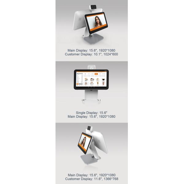 15 Inch Android Pos System Terminal All In One POS Dual Screen Touch Screen