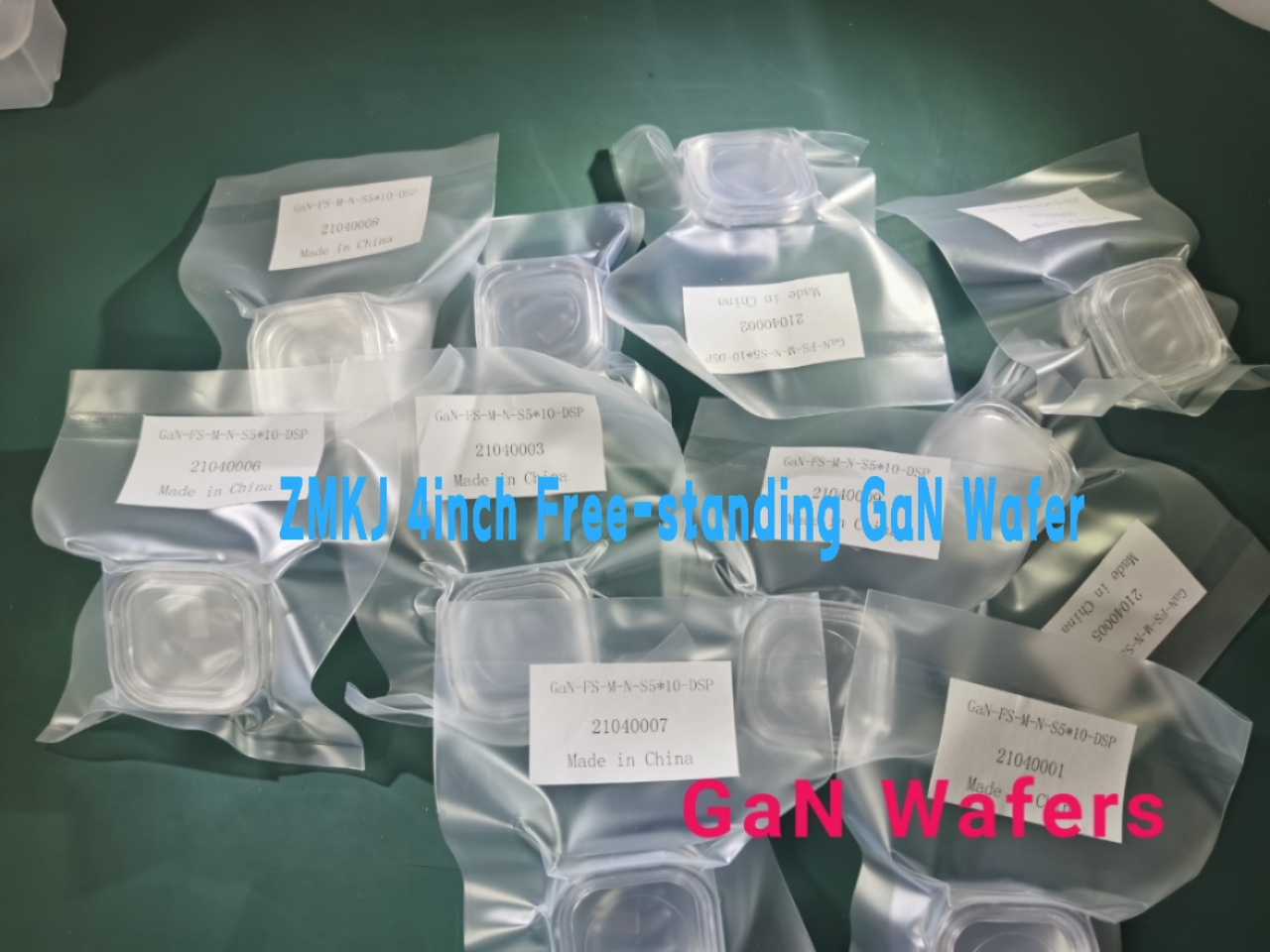Undoped вафли M-оси HVPE GAN 10X10mm для semiconducting