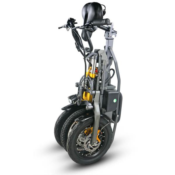 CE Electric Tricycle Bike , Foldable Electric Trike 14 Inch Three Level Adjust