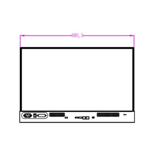 30 Inch New HD Display transparent oled (tv-oled) displays Desktop Digital Signage for Advertising Player