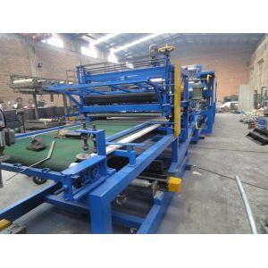 Fireproof Rock wool Sandwich Panel Roll Forming Machine Sound Insulation