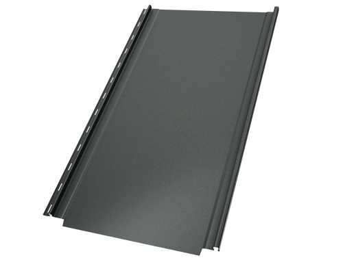 0.3-0.8mm Thickness Snap Lock Roof Sheet Roll Forming Machine With Perforated Holes