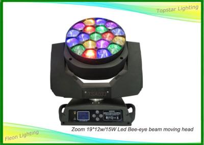 Led Zoom Moving Head 19pcs 12w Beam Led Moving Head Light Bee Eye Stage Lighting