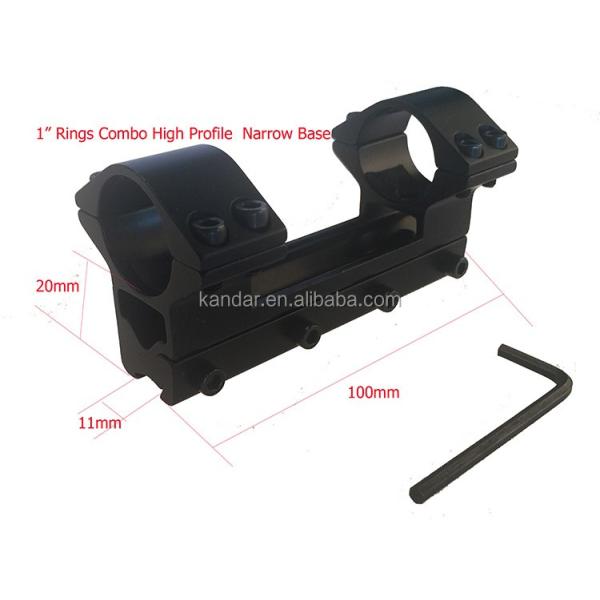 Aluminium Alloy One Piece Offset Low Profile Ring 25.4mm Scope Mount L2303 for Optic Sight 1 Inch Ring