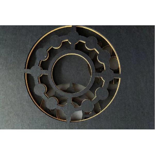 Анти- статическая толщина отражетеля 12mm панелей стены войлока 3D