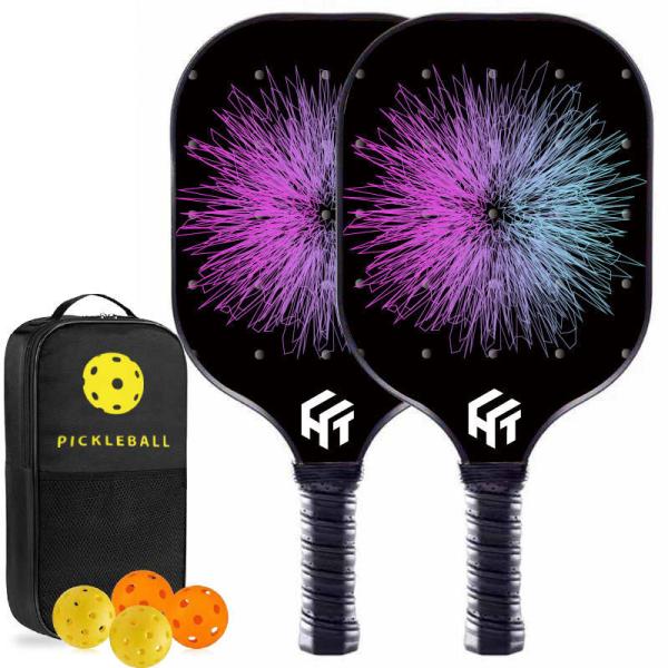 Portable Practice Pickleball Paddle Set , Youth Pickleball Paddle USAPA Standard