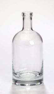 Vinolok Glass Gin Bottle Flint Glass 500ml 700ml Hot Stamping