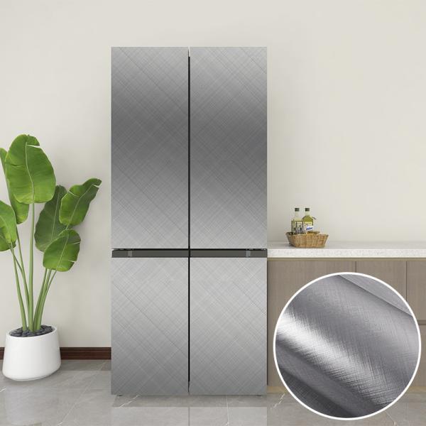 Classic Geometric Pattern Kitchen Stickers Waterproof Oilproof Metallic Wall Sticker Protect Desktop PVC Self-adhesive Paper