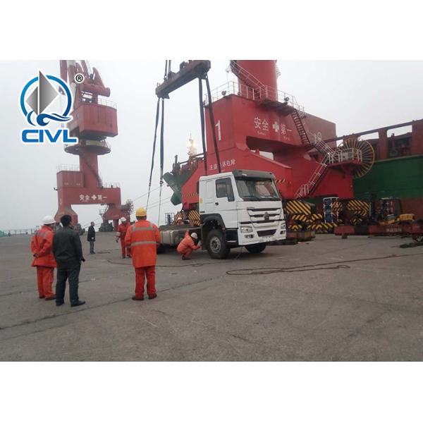 White color RHD Heavy Duty Dump Truck 6X4 Drive Type 15M3 30T load capacity