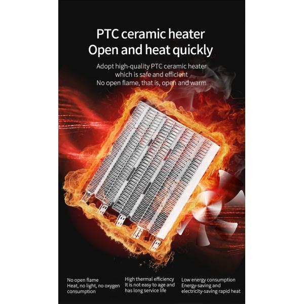 Garden Electric Patio Heater with Radiant Far Infrared Heating Portable Bathroom