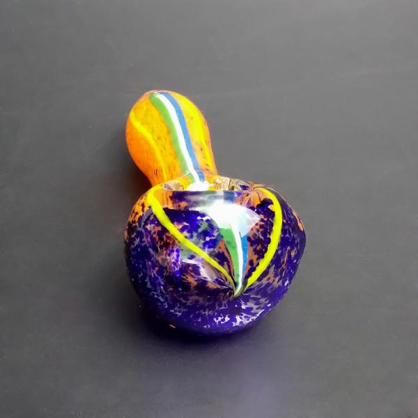 Hand Made Glass Spoon Pipes , 3.5