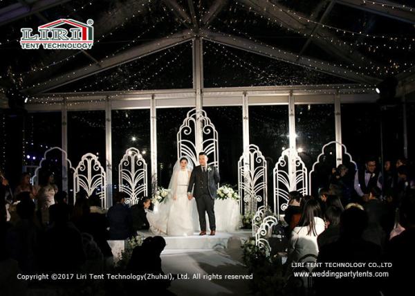 650g/Sqm Clear Wedding Banquet Tents With Aluminum Frame