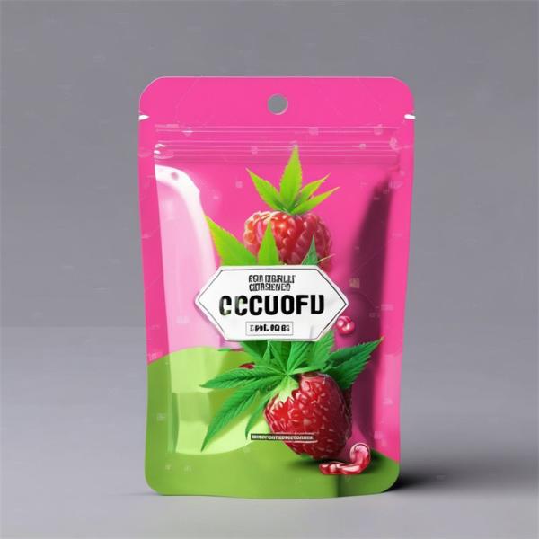 Raw Traceability Recyclable Printed Mylar Bag Smell Proof Moisture proof Weed Flower Packaging