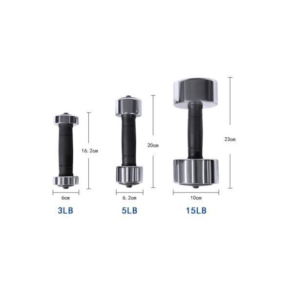 Household Women'S Electroplated Dumbbells Men'S Fitness Arm Dumbbells Gym Commercial Dumbbells