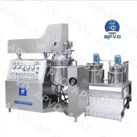 Máquina de homogeneización de vacío de elevación hidráulica de 100L Mezcladora de crema cosmética