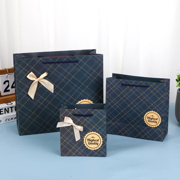 Boutique Eco Amigável Caixas Kraft Bolsas de papel biodegradáveis Reciclados