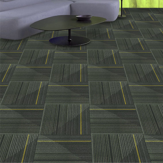 Heavy Duty Commercial Modular Carpet Tiles with Easy Installation for High