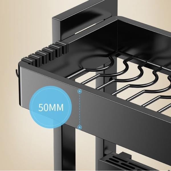 Countertop Storage Over The Sink Dish Drainer Rack With Three Adjustable Height Levels | Wholesale Supplier for Distributors