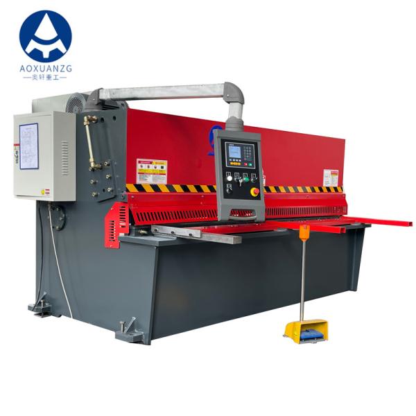 QC11K-4*2500 Hydraulic System Shearing Machine Swing Beam Shearer NC Controller E21S