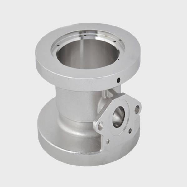 Industrial Stainless Steel Casting Machined Valve Parts With Sand Blasting Finish