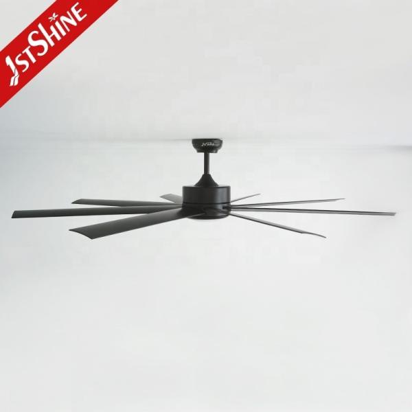 64 8 ABS Blades Ventilador de teto com fonte de luz LED de controle remoto e certificação KC